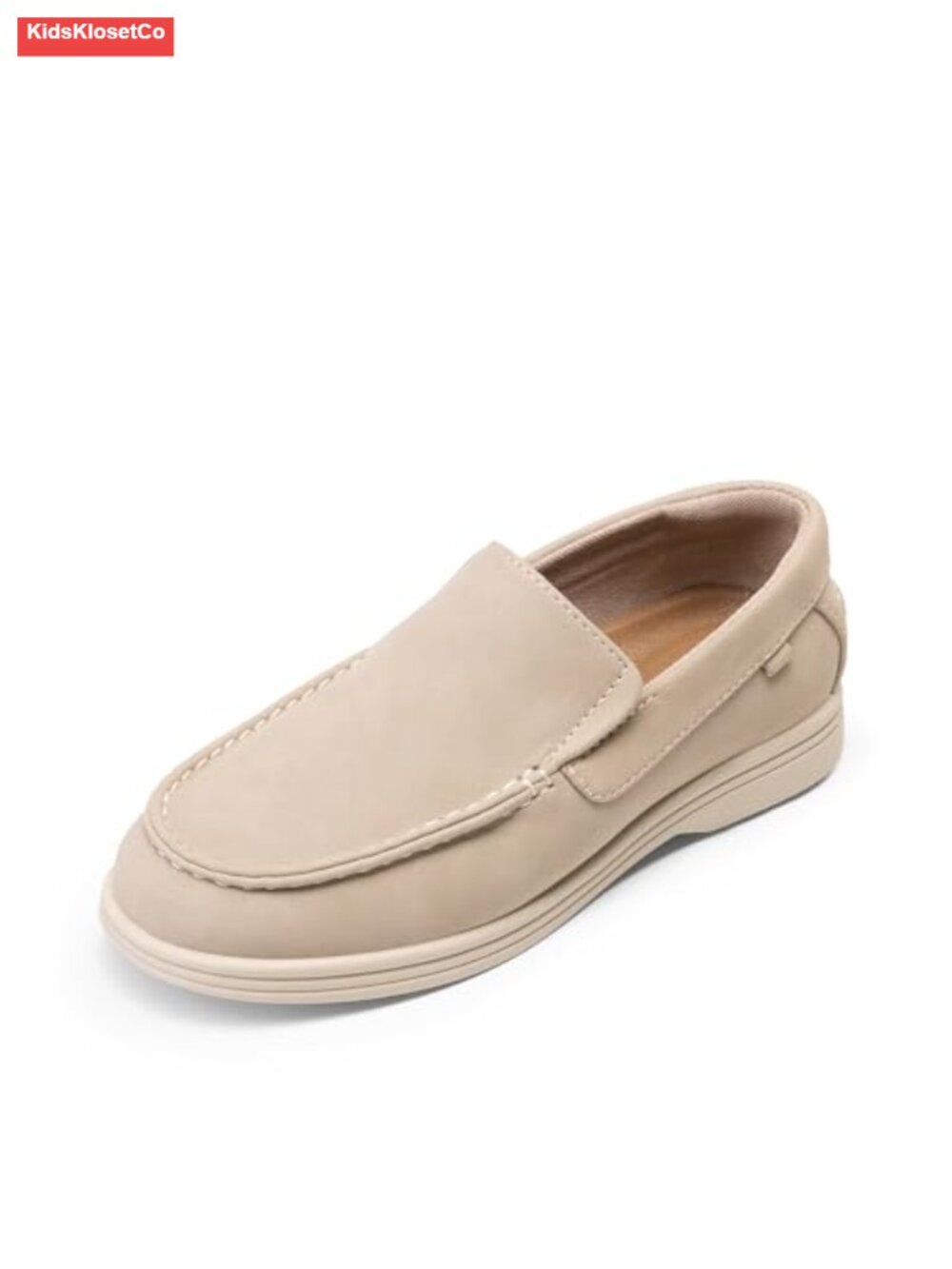Boys' Faux Suede Slip-On Loafers - Casual Dress Shoes